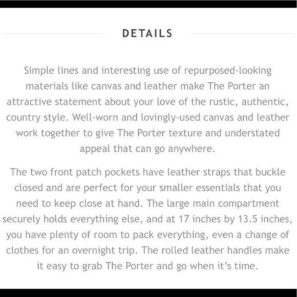 The Barrel Shack The Porter Satchel Messenger Bag - Picture 12 of 12